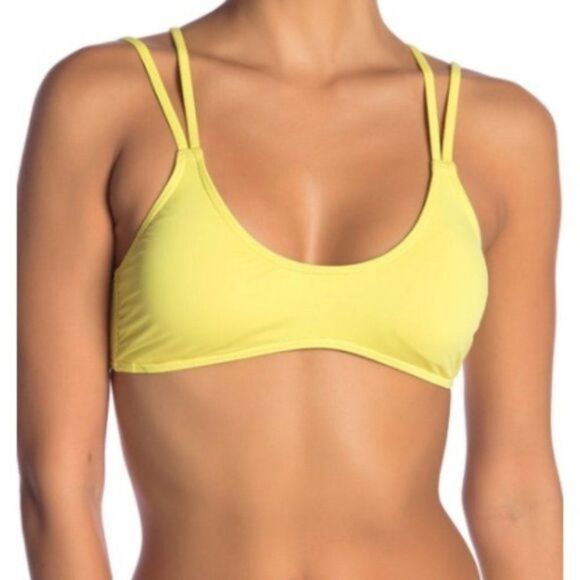 VYB Crossback Bralette Bikini  yellow Top size XL - Picture 1 of 6